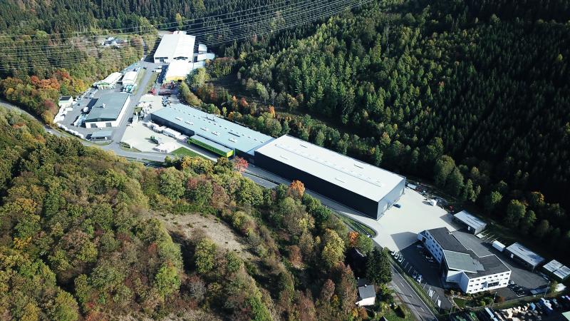 Öffnungs- und Verladezeiten SÄBU Morsbach Gransee Luftaufnahme Werksgelände